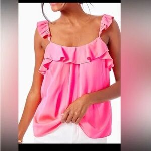 Lilly Pulitzer Cailee Ruffle Tank Top
